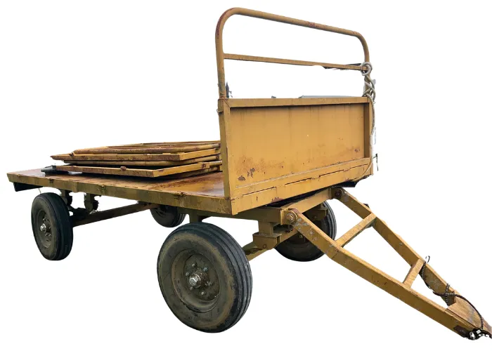 Carro Agrícola Coloso Amarillo con Baranda